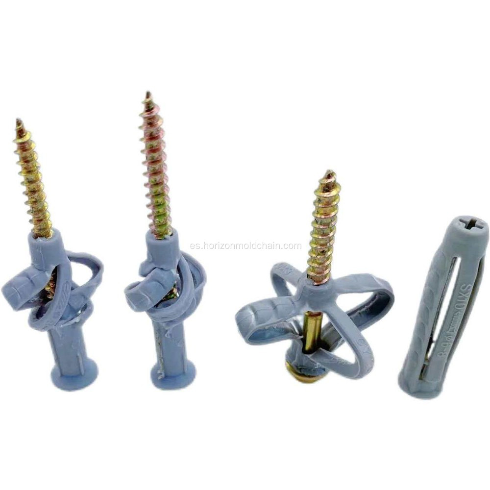 La construcción del clavo del tubo de expansión es parte del molde de inyección.