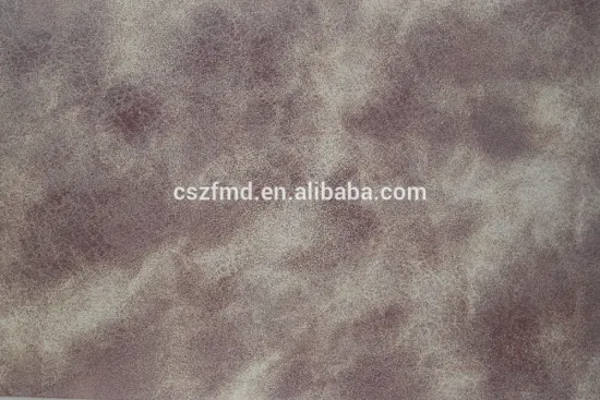 lamb skin pattern embossing shoe leather fabric, two tone bonded synthetic leatehr
