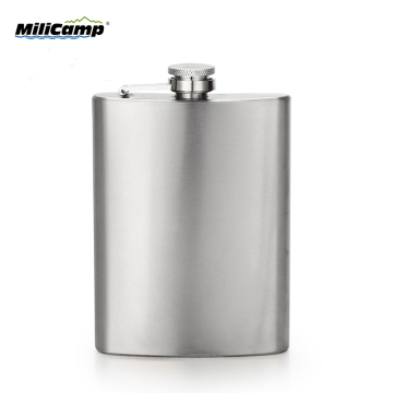 16oz Stainless Steel Camping Wine Flask Hip Bottle