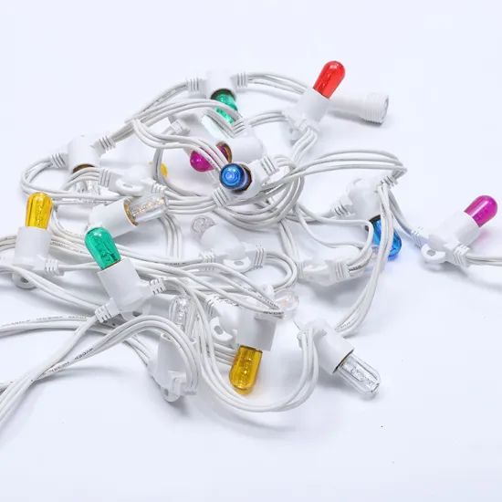 Waterproof E14 LED String Lights for Outdoor Christmas and Holiday Decor