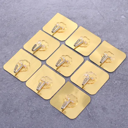 Customizable Strong Self-adhesive Wall Hook for Kitchenware Storage