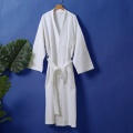 Wholesale adult waffle robe with kimono collar