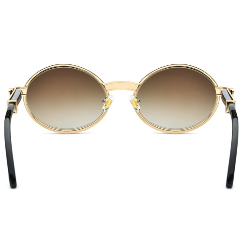 Diamond Bullhorn Sunglasses Round Vintage
