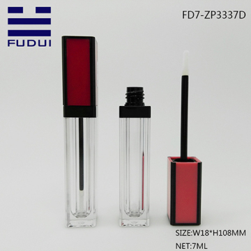 Square lipgloss tube With Wand Awesome Applicator