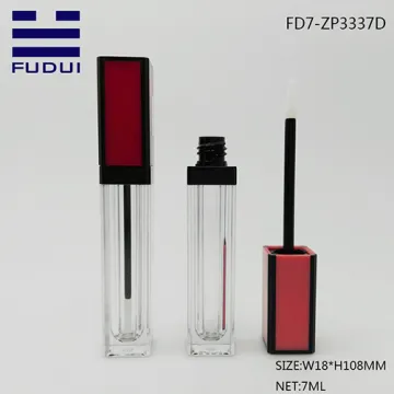 Square lipgloss tube With Wand Awesome Applicator