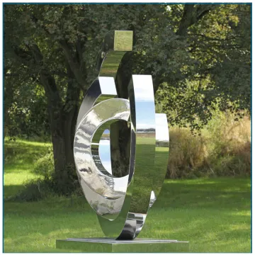 Stainless Steel Abstract Sculpture For Outdoor