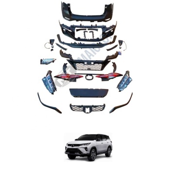 MAICTOP Car Body Kit - Front and Rear Bumper Upgrade for Fortuner 2014-2020 to 2021 Model