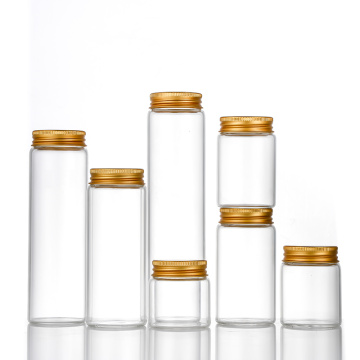 Large capacity household kitchen transparent glass bottle