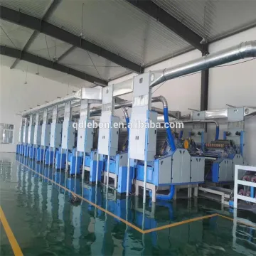 1m cotton carding machine for open end spinning mills
