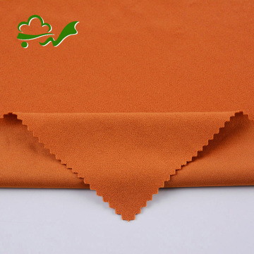 Poly spandex double knit crepe fabric for garment