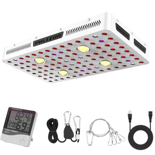 Beralih ganda IR &amp; UV COB Dimmable LED Grow Lights