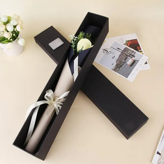 Customized Elegant Cardboard Gift Packaging Boxes For Flower