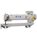 Máquina de coser para trabajos pesados ​​con doble aguja y brazo largo con ajuste automático