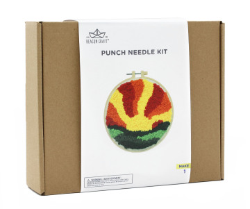 Sunset Punch Needle Kit: Create Beautiful Handcrafted Art Pieces
