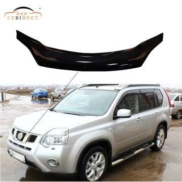 Schwarzer Vorderbeinschildhaube Deflector Protector für Nissan X-Trail 2008-2013