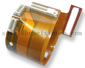 Prototype Kapton PCB assembly