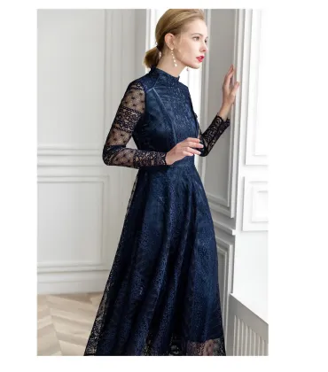 High quality ladies chiffon dress elegant long dress chiffon new chiffon evening dress summer