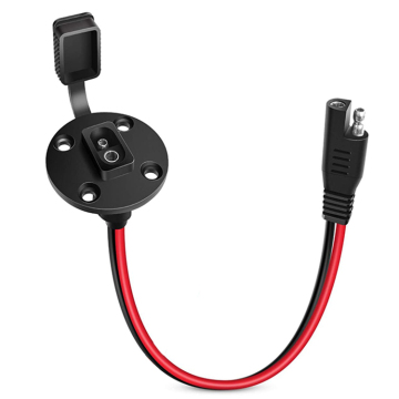 SAE Power Socket Sidewall Port Quick Connect for Solar Panels