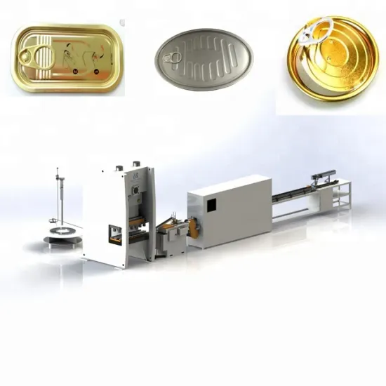 Tinplate EOE making machine for tuna tomato lids