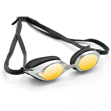 Professional UV Resistant Anti-Fog Silicone Strap Swimming Racing Goggles