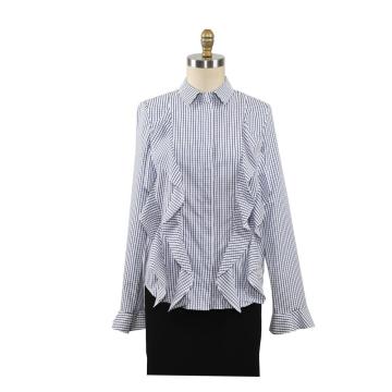 Blusa de volantes de manga larga Lady Autumn