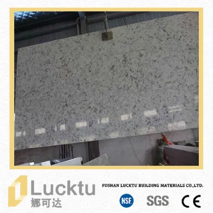High quality artificial quartz stone with particle stone board from china