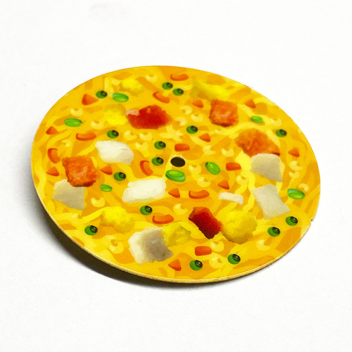 Impresión 3D de comida personalizada en el dial de reloj