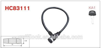 Bike Cylinder Lock,Wire Lock,child security products HC83111