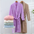 Coral velvet Bathrobe Thickened Soft Water Absorbent