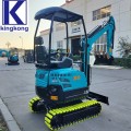 Мощный мини-экскаватор 18-C Kong King для небольших рабочих мест