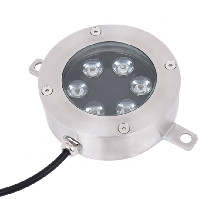 La piscine sous-marine LED 6W s'allume sous l'eau brillante