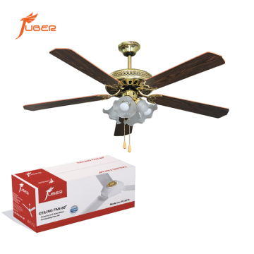 High-Quality Energy-Saving LED Ceiling Fan - 52 Inch Modern Decorative with Integrated Lighting