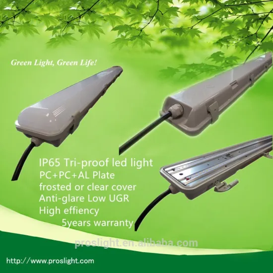 5 years warranty ip65 tri-proof light fixture,60w led vapor tight lamp