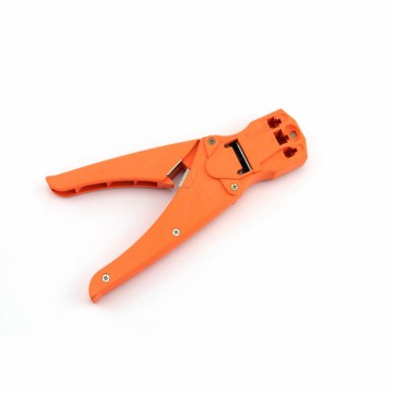 Network Modular Plug Crimping Tool With Cable Stripper
