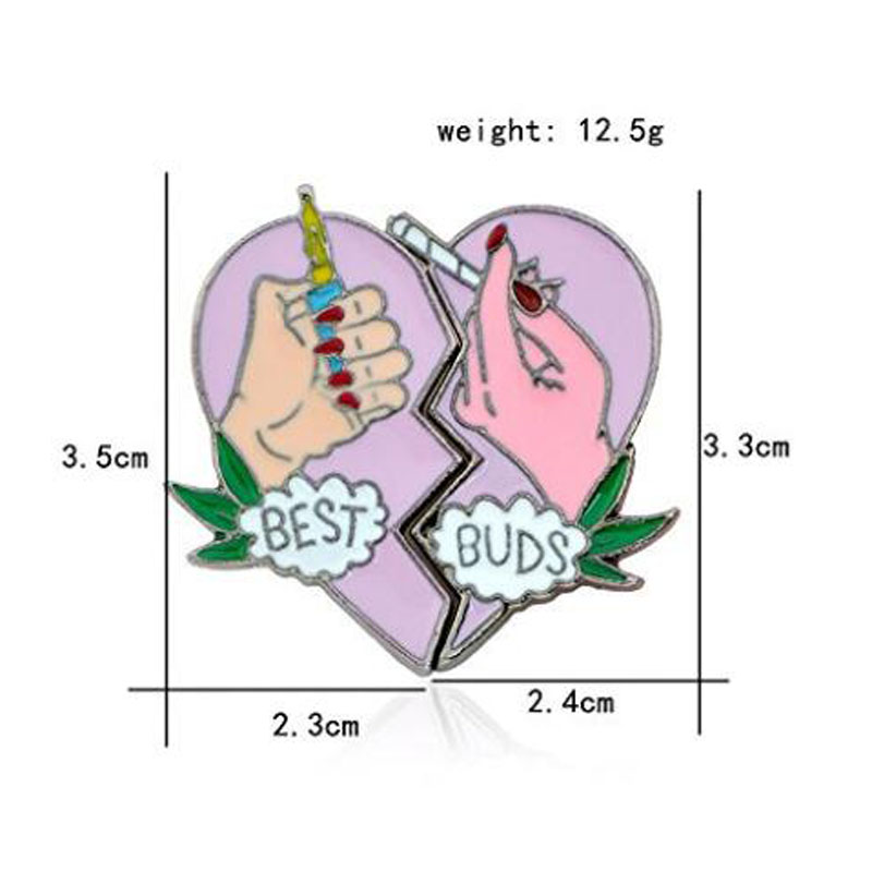 Fashion Cartoon Enamel Brooch Pin