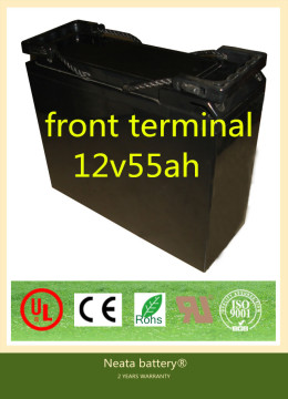 Neata 12v55ah front terminal deepcycle lead acid battery