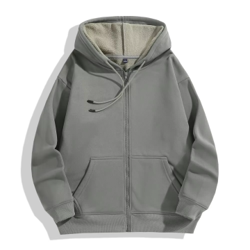 Wholesale Custom Printed Men's Heavyweight Zipper Hoodies