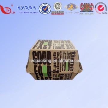 Hot sale creative paper food packaging fast food paper box design