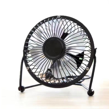 Ultra-Quiet 4 Inch USB Mini Desk Fan with 360 Rotation for Portable Home & Office Cooling