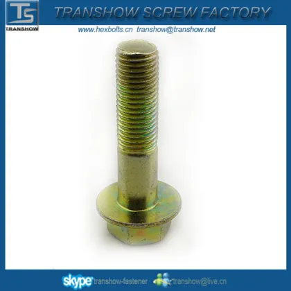 hex flange bolts din6921