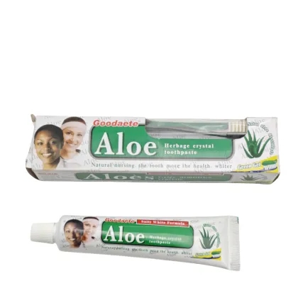 Aloe Herbage Crystal Toothpaste with Toothbrush