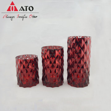 Creative Diamond Star Crystal Glass Candle Holder