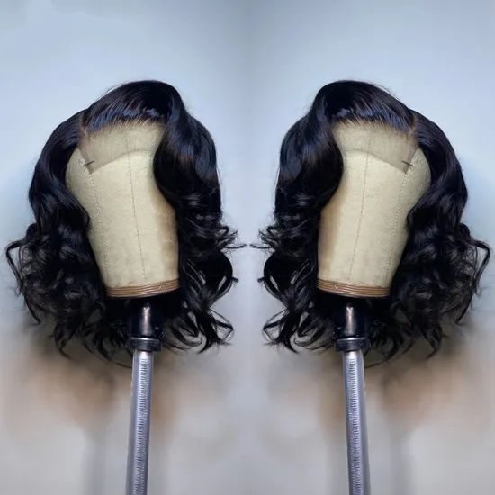 Lace Front Wigs Body Wave Closure Human Hair Wigs 4x4 Human Hair Pre Plucked Closure Wigs With Baby Hair For Black Women