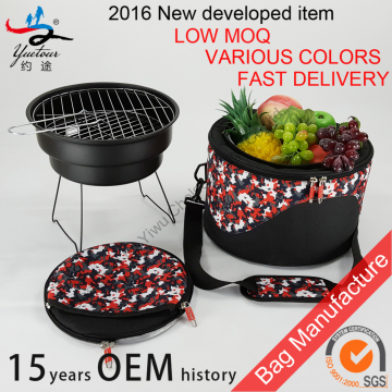Top quality BBQ bag cooler bag tool set for camping