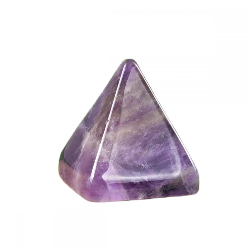 Pyramide Gemstone Pyramid 18x18x20mm Pyramide en pierre pour la maison et l&#39;office décor Pyramide Natural Pyramide Charme Home Decoration