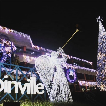 IP65 Waterproof Commercial 3D Angel LED Light for Street Decoration