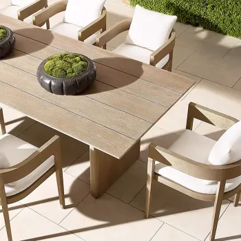 Teak Garden Dining Sets for Outdoor Villa Tables and Chairs