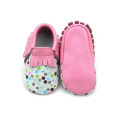 Soft Baby Leather Moccasins Girl Toddler Shoe