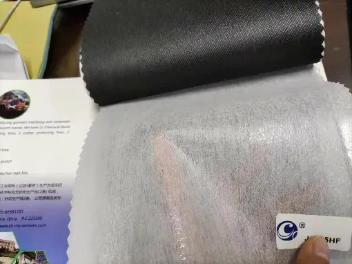 non woven fusible interlining for men's cloth