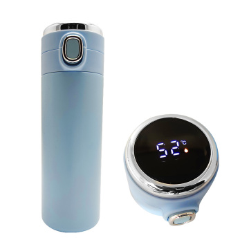 LED Smart Vacuum Insulated Cup: 500ml Stainless Steel Thermos Flask with Temperature Display